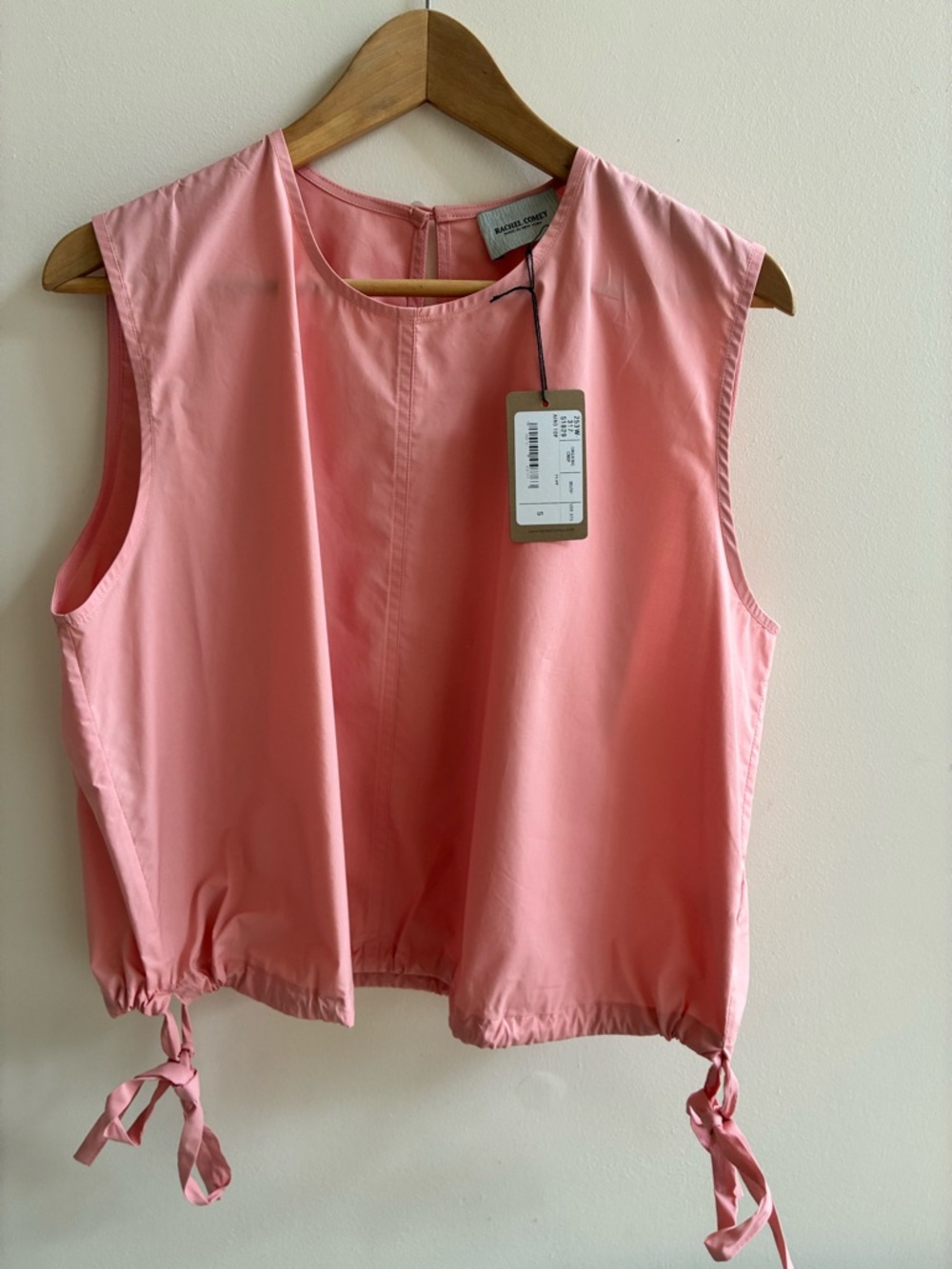 NWT Rachel Comey “Aero”  Tie-Hem Sleeveless Top small